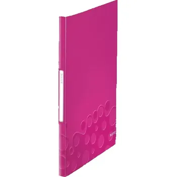 Katalogová kniha Leitz WOW, PP, 40 kapes, růžová