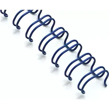 Vázací hřbet kovový hřbet 11,1mm (7/16") modrá 100ks