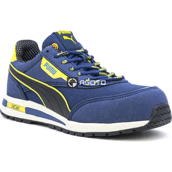 Pracovní obuv PUMA Rider Blue Low S1 modrá pánská pracovní obuv 41