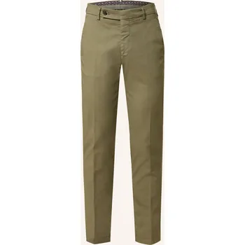 Pánské kalhoty Berwich Pánské Chino Kalhoty Extra Slim Fit, olivová, 56