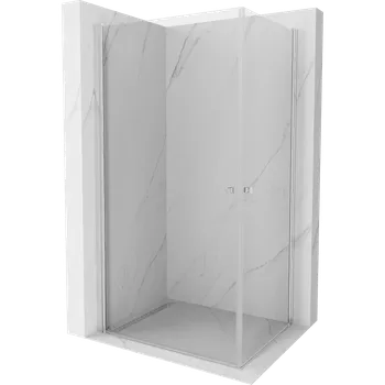 Mexen Pretoria Duo sprchový kout s otočnými dveřmi 90 x 70 cm, transparentní, chrom - 852-090-070-02-00 Sprchové kouty