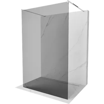 Mexen Kioto volně stojící sprchová stěna 110 x 200 cm, grafit 8 mm, chrom - 800-110-002-01-40 Sprchové stěny