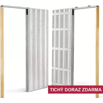 Stavební pouzdro Stavební pouzdro ERKADO jednokřídlé do zdi 700 x 1970 mm (obložkové) 125 mm