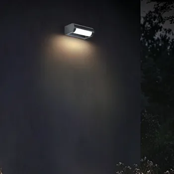 Venkovní osvětlení Venkovní nástěnné svítidlo LED CMD 9052, šířka 18 cm, antracit, IP65 LED 12 W celkem - Doprava zdarma