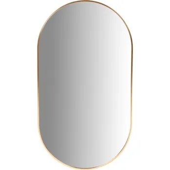 Zrcadlo Závěsné oválné zrcadlo ELORA zlaté 872063