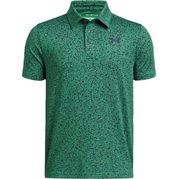 Under Armour Playoff Printed dětské polo, zelené dětské, XL
