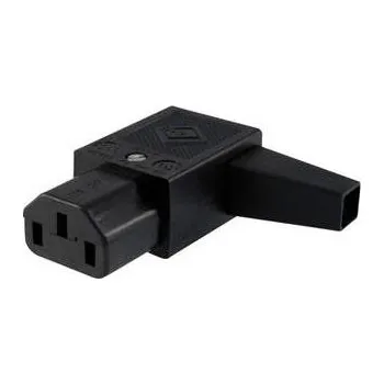 Kabel do PC PREMIUMCORD Konektor napájecí 230V na kabel (samice, IEC C14), úhlový