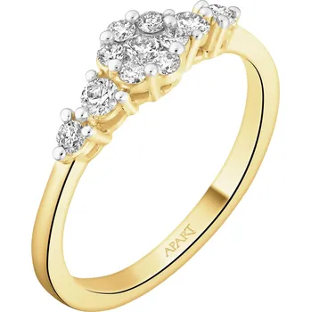 Prsten Zlatý prsten s diamanty - 0,28 ct - ryzost 585 - 151.348