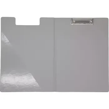 Psací podložka Uzav.psací podložka s klipem Pastelini-A4 ,šedá