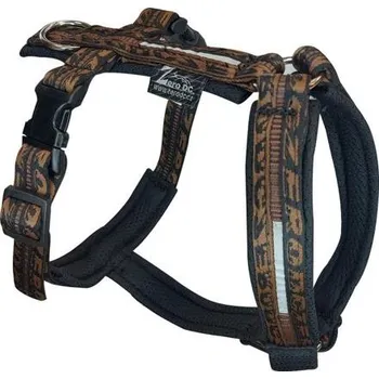 Postroj podšitý jednobarevný ROYAL hnědý varianta S