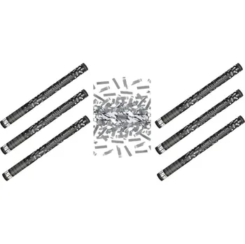 SADA Konfety 60cm STŘÍBRNÉ METALICKÉ - Silvestr - 6 ks