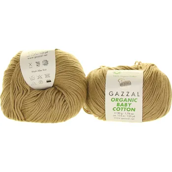 Příze Gazzal Organic Baby Cotton 431 starozelená