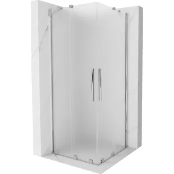 Mexen Velar Duo posuvná sprchová kabina 90 x 90 cm, mráz, chrom - 871-090-090-32-01 Sprchové kouty