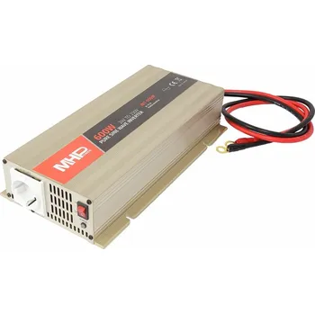 Měnič napětí Měnič napětí MHPower INT-600W, 600W, 24V/230V, čistá sinus