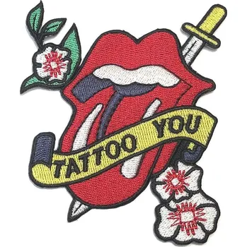 The Rolling Stones Large Patch Tattoo You Nášivka