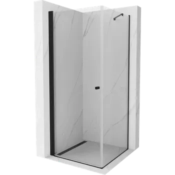Mexen Pretoria sprchový kout otevírací 90 x 90 cm, transparentní, černá - 852-090-090-70-00 Sprchové kouty