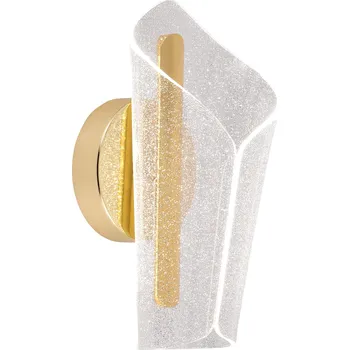 Nástěnné svítidlo Toolight Nástěnné LED osvětlení Glamour G030-W zlaté