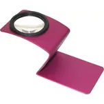 Stolní zvětšovací lupa Carson Wave WV-55 růžová - 4x (35mm)