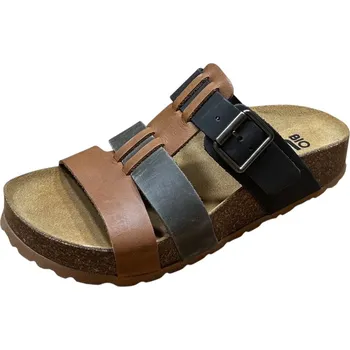 Dámské pantofle Bio Life Betty dámské kožené nazouváky hnědá khaki Barva: Hnědá, Velikost: 41