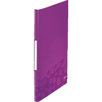 Kancelář Katalogová kniha Leitz WOW, PP, 40 kapes, purpurová