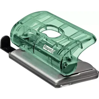 Děrovačka Mini děrovačka Rapid Colour´Breeze FC5, 10 listů, blistr, ledově zelená