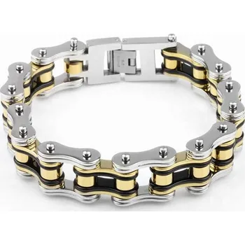 Náramek Steel Edge Náramek z chirurgické oceli řetěz WJHB195SG Délka náramku: 22,5 cm