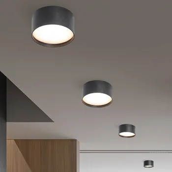 Lampička LED stropní svítidlo CMD 9092, Ø 12 cm, antracit, IP44, kovové LED 15 W celkem - Doprava zdarma