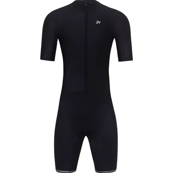 cyklistický dres HOLOKOLO Cyklistická kombinéza - TEMPO - černá