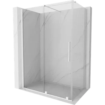 Mexen Velar sprchový kout posuvný 150 x 80 cm, transparentní, bílá - 871-150-080-01-20 Sprchové kouty