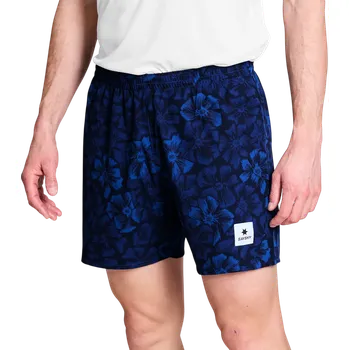 Pánské kraťasy Šortky SAYSKY Flower Pace Shorts 5'' Blue AOP S