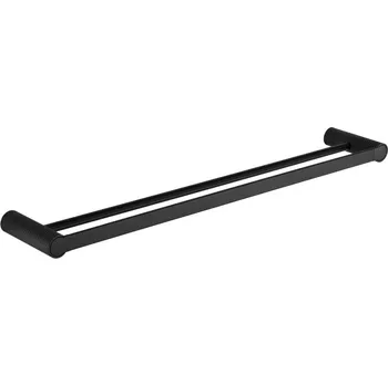 Držák na ručník Mexen Base dvojitý háček na ručník, černý - 7088225-70 Věšáky a police na ručníky