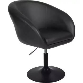 LuxuryForm DESIGN Kosmetická židle VENICE na černém talíři - černá