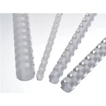 Vázací hřbet plastový hřbet 45mm bílá 50ks