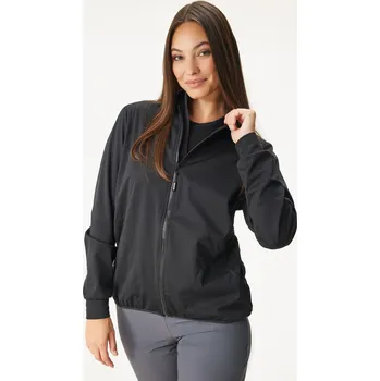 Dámská větrovka Dámská softshellová bunda bez zateplení pružná Basic, Černá Velikost: XL