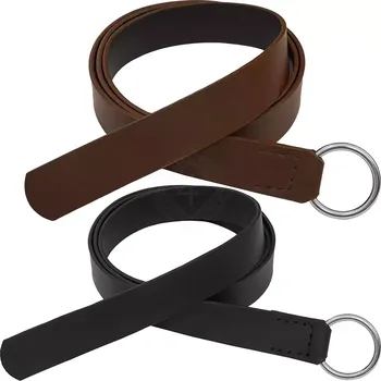 Karnevalový kostým Výprodej Univerzální opasek Lord of Battles z buvolí kůže s kruhovou přezkou - Outlet