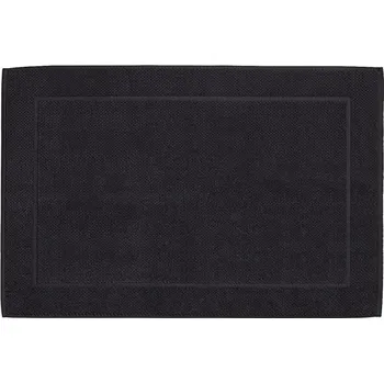 KELA Koupelnová předložka LAVINIA 100% organická bavlna černá 60x100 cm KL-23913