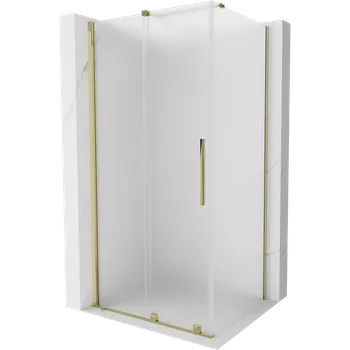 Mexen Velar posuvné sprchové kouty 90 x 75 cm, matné sklo, zlaté - 871-090-075-31-50 Sprchové kouty