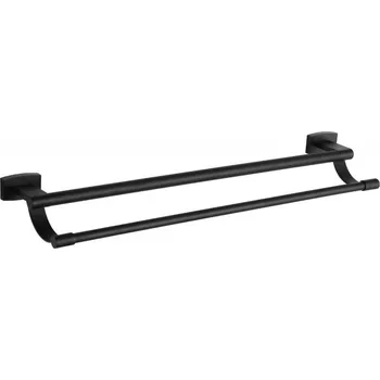 Držák na ručník Mexen Zoja dvojitý věšák na ručník, černý - 7019125-70 Věšáky a police na ručníky