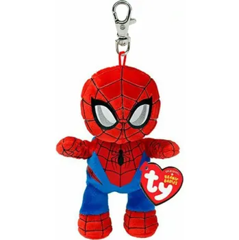 plyšák Plyšový přívěšek Ty Babies Marvel Spiderman 8,5cm