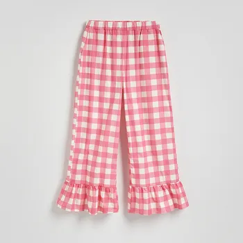 Reserved - Kalhoty s volánky - pudrově růžová - 790HD-39X - 790HD-39X-L