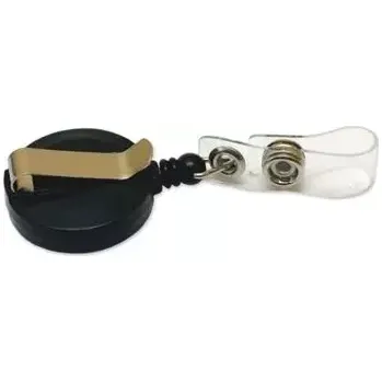 Rybářský naviják Plastový naviják s klipem černá, 10ks