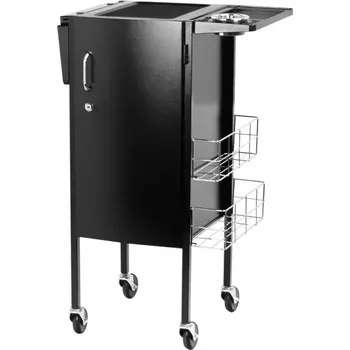 Konferenční stolek Kadeřnický odkládací stolek Deluxe 500 - černý