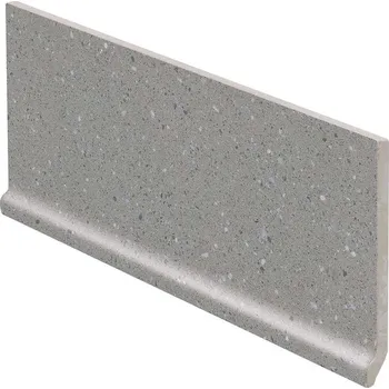 Dlažba Compila Shadow - dlaždice sokl s požlábkem 11x30 tmavě šedá DSPJT866