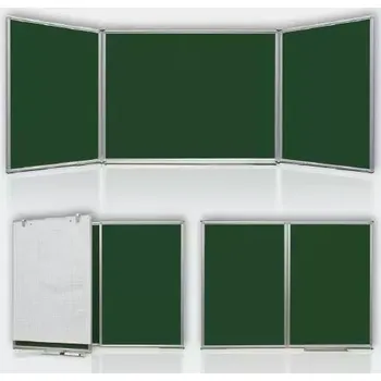 Triptych keramický zelený 120x90/240