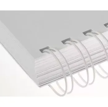 Vázací hřbet Kovové hřbety (2/1") 9,5 bílé