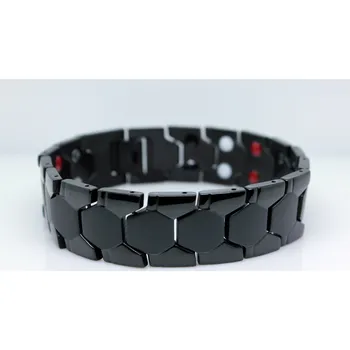 Náramek Steel Edge Magnetický náramek chirurgická ocel WJHB706-BK Délka náramku: 21,5 cm