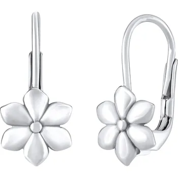 Náušnice Dětské stříbrné náušnice - květinky