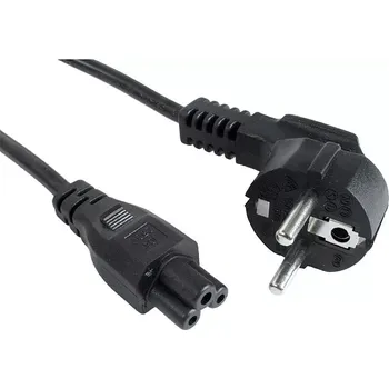 Napájecí kabel GEMBIRD napájecí 230V pro NTB 1,8m 3pin, Schuko, trojlístek