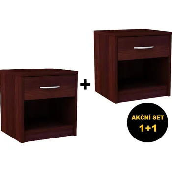 Noční stolek Noční stolek NINA wenge 1+1 ZDARMA