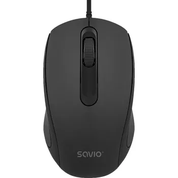 Myš drátová optická myš savio 1200 dpi s usb připojením